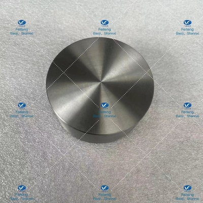 ATSM B381 Gr5 Pickled Titanium Discs Nonmagnetic Titanium Round Plate φ85*35